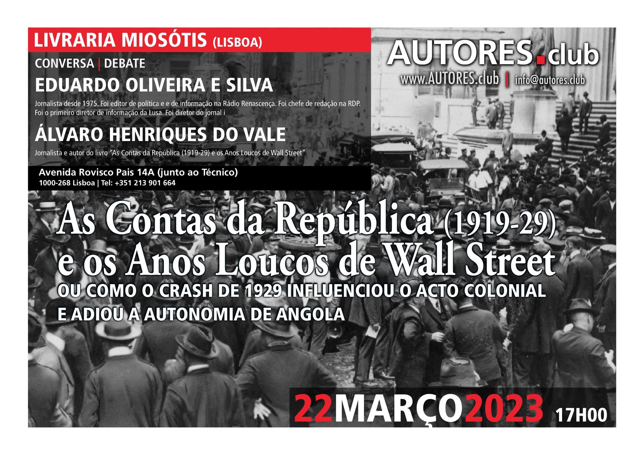 Encontro/debate na livraria Miosótis (Lisboa)