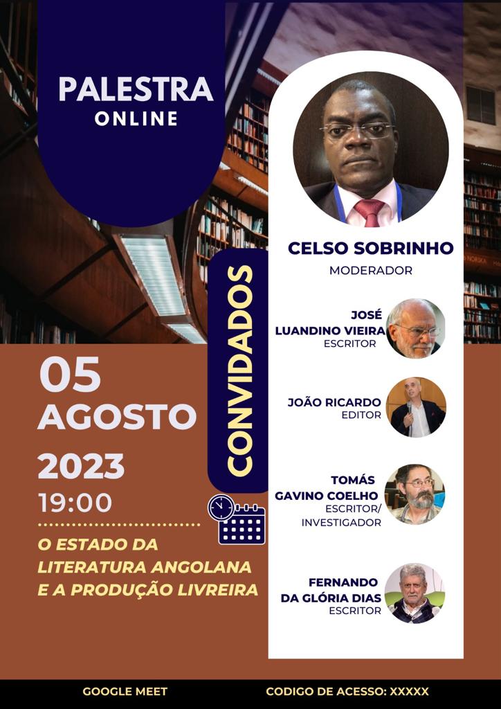 “O estado da literatura angolana e a produção livreira” em sarau cultural no Porto