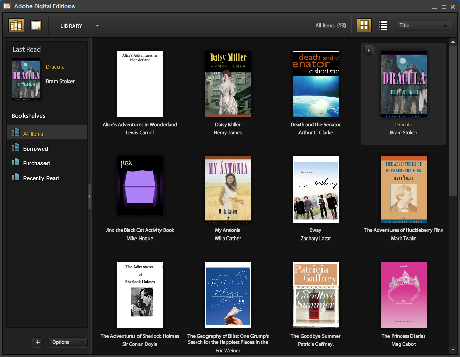 Adobe Digital Editions, software líder em leitura de livros digitais