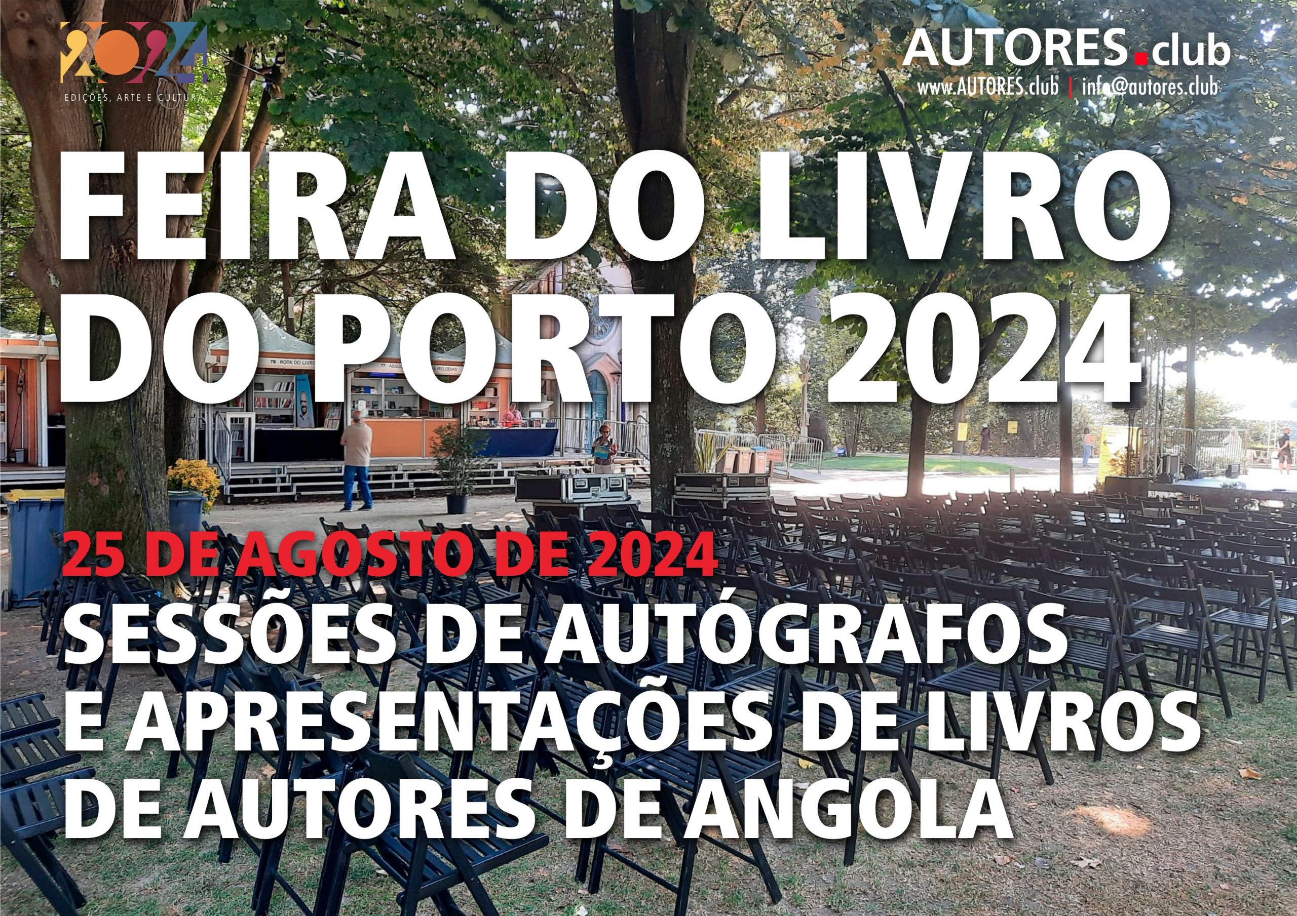 25 de Agosto um dia especial de festa na Feira do Livro do Porto