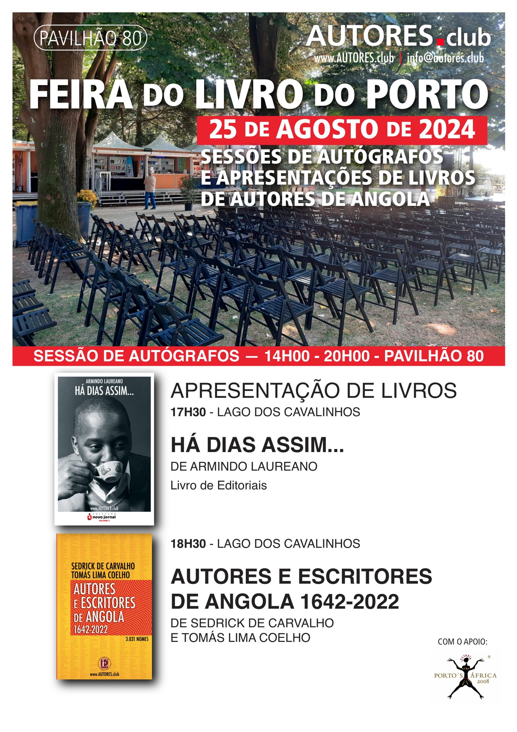 Autores de Angola em destaque na Feira do Livro do Porto