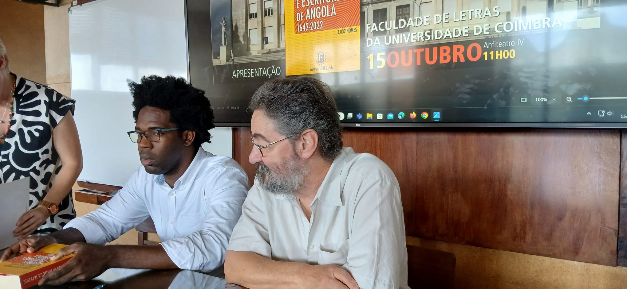 Autores de Angola apresentam-se na Faculdade de Letras da Universidade de Coimbra