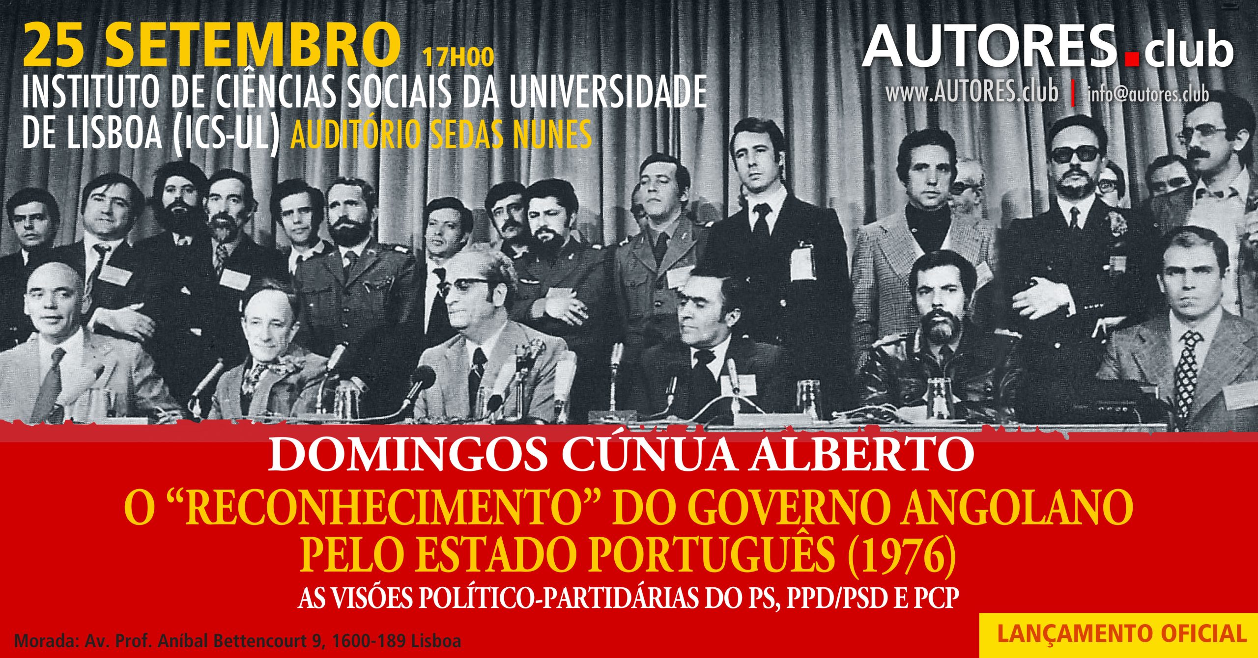 O "Reconhecimento do Governo Angolano pelo Estado Português (1976) As Visões Político-Partidárias do PS, PPD/PSD e PCP