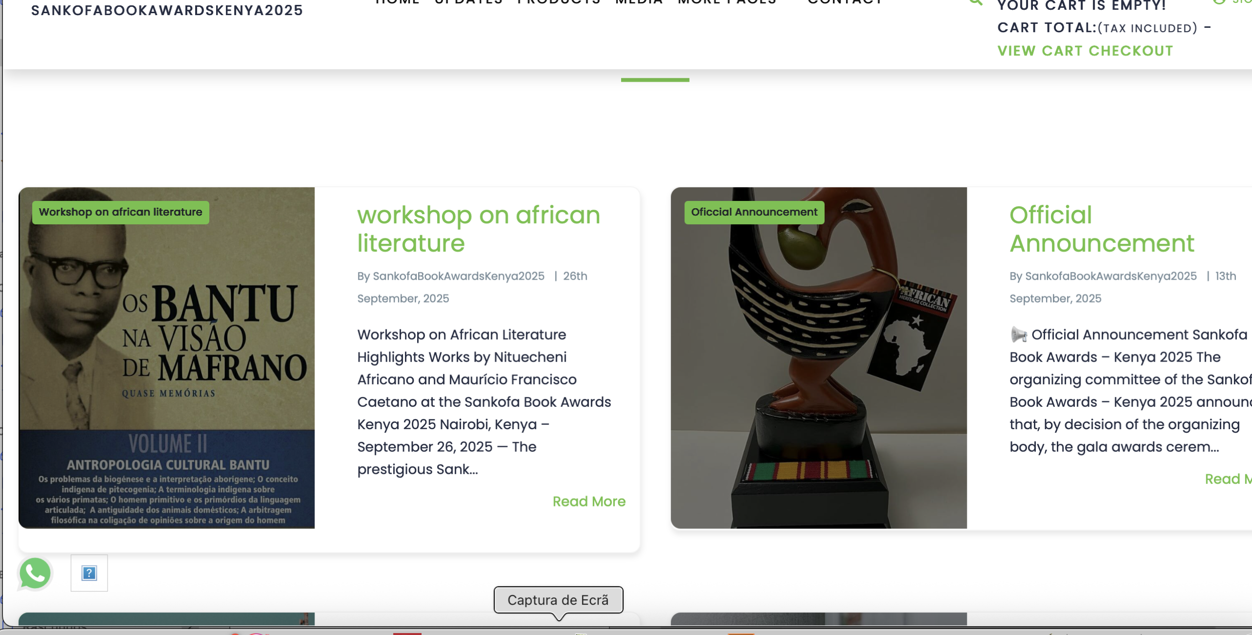 Workshop on African Literature Highlights Works by Nituecheni Africano and Maurício Francisco Caetano at the Sankofa Book Awards Kenya 2025