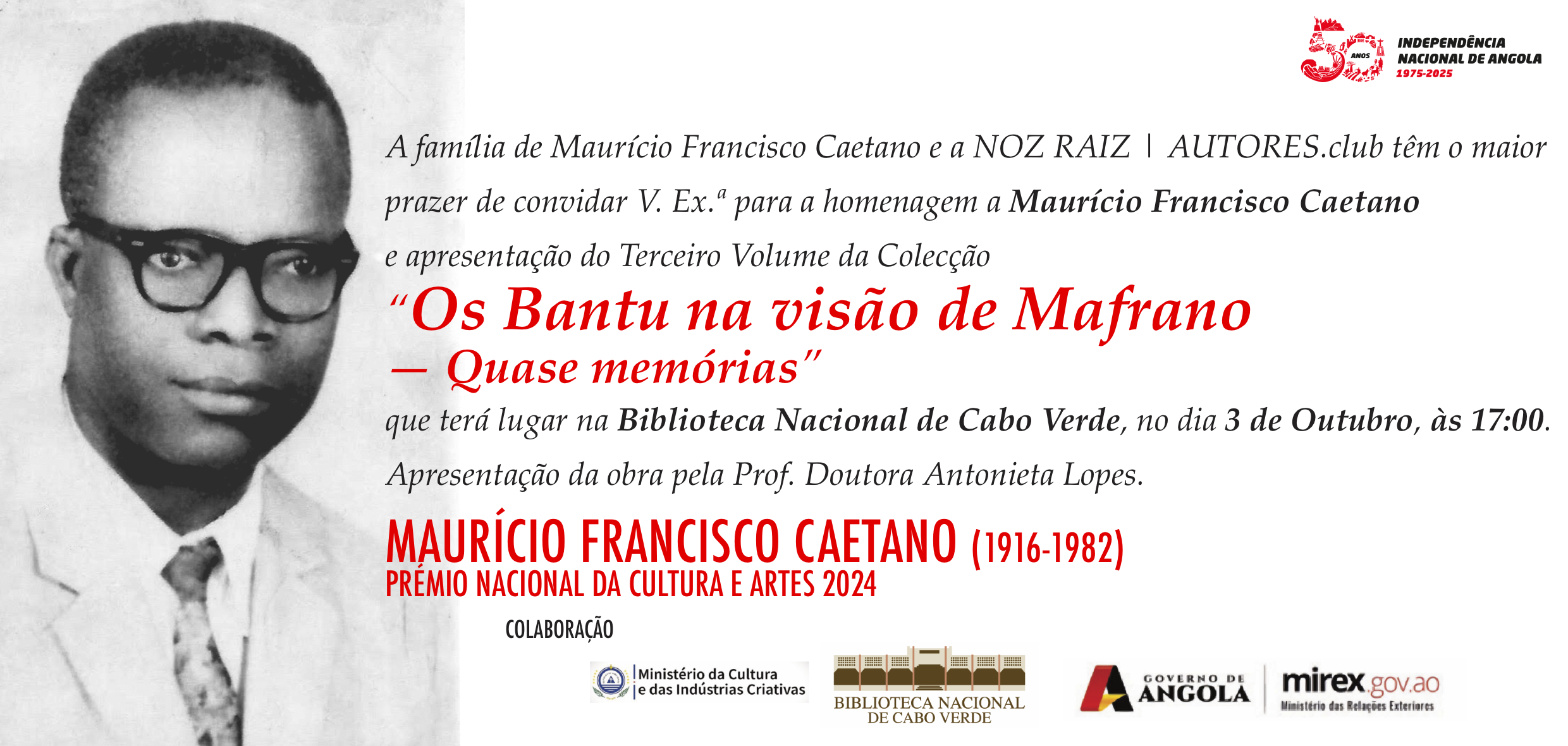 Obra surpreendente de Maurício Francisco Caetano ” Mafrano” regressa a Cabo Verde