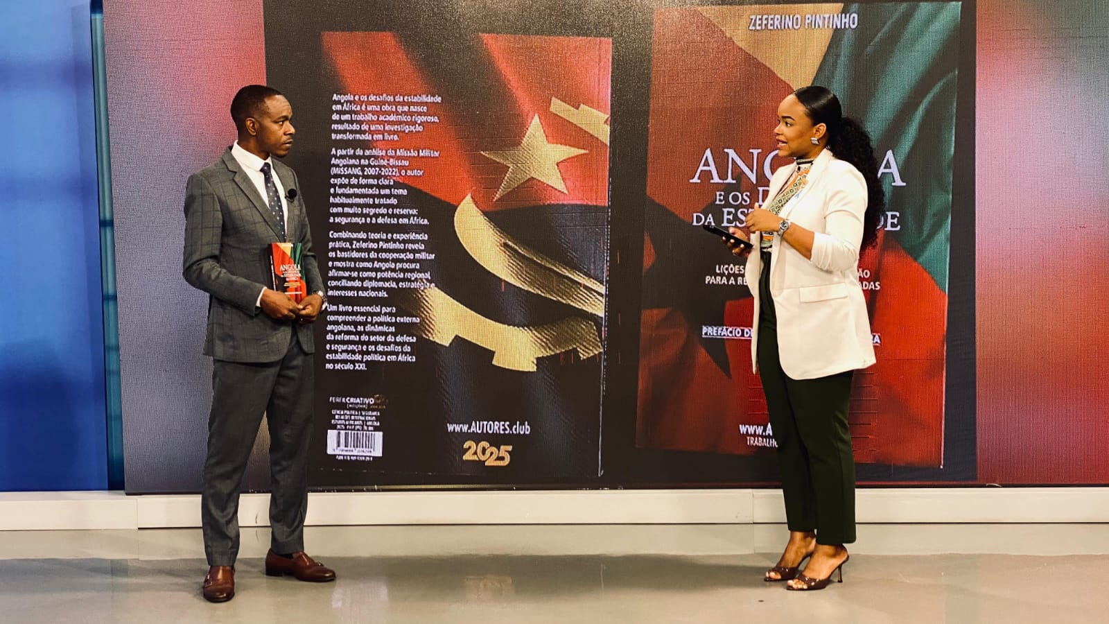 TV Zimbo e TPA antecipam o lançamento do livro que repensa o papel de Angola em África
