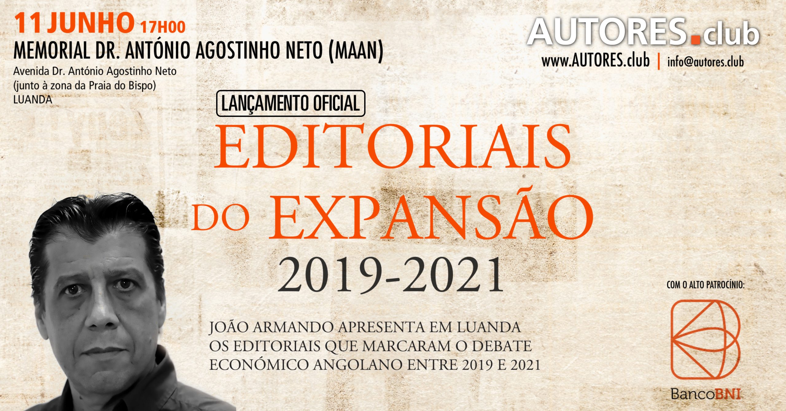 Angola sem filtros: João Armando apresenta no MAAN os editoriais que marcaram a economia nacional