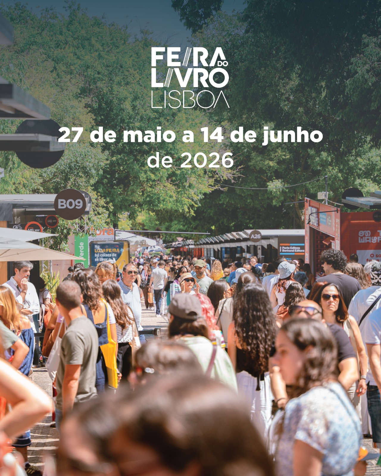 Feira do Livro de Lisboa 2026 abre com três encontros especiais no Auditório Norte
