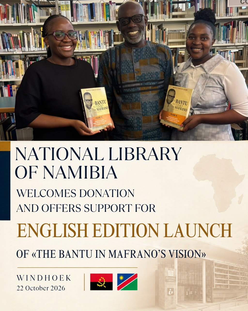 National Library of Namibia welcomes donation of angolan literary work and offers support for english edition launch