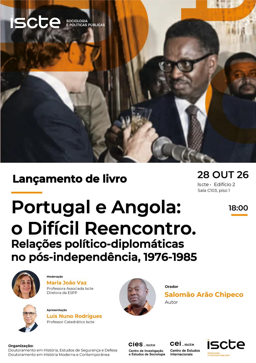 Portugal e Angola: o difícil reencontro apresentado no ISCTE